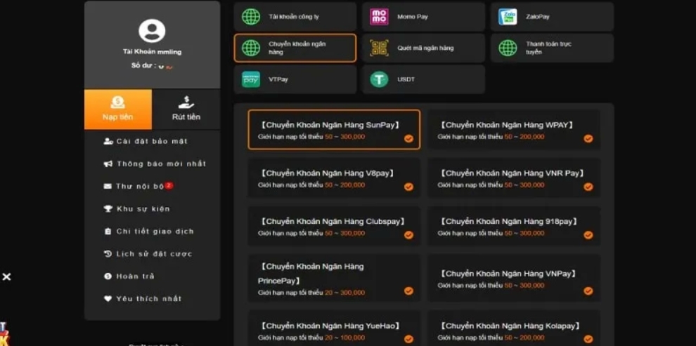 Sẵn sàng vốn tham gia cá cược nhanh chóng và trải nghiệm an toàn